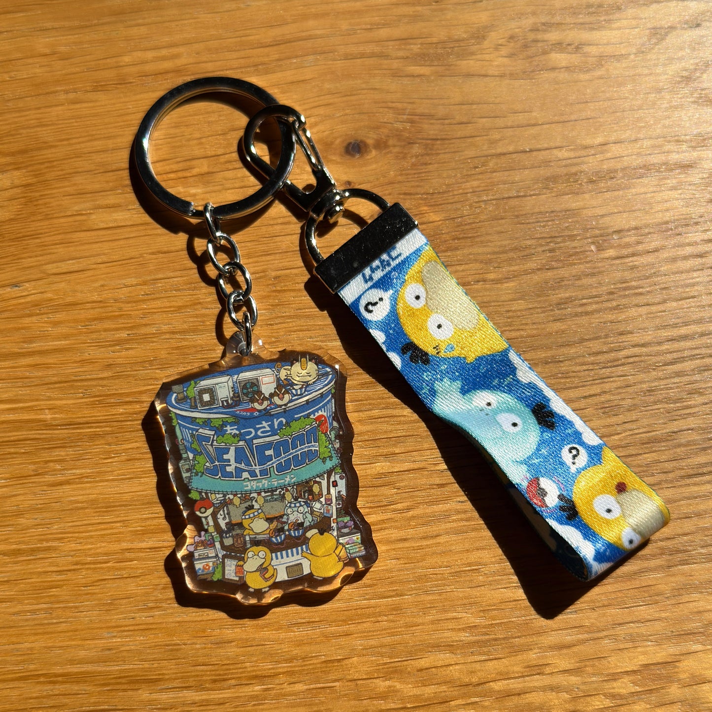Koduck Ramen Keychain W/ Lanyard