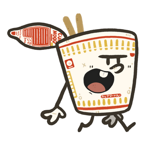 Cup Noods Vinyl Sticker