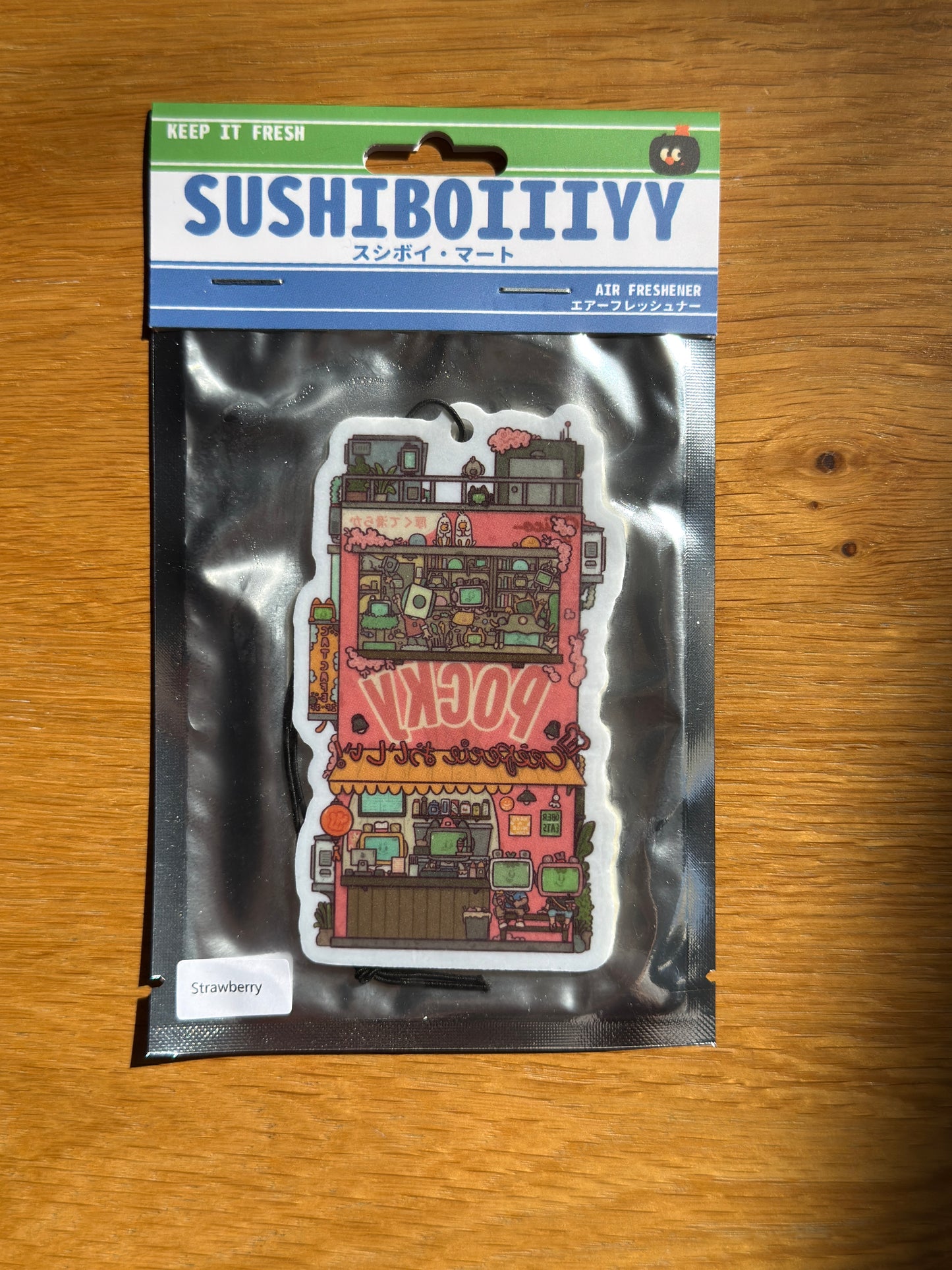 Starwberry Pocky Air Freshener (Strawberry)