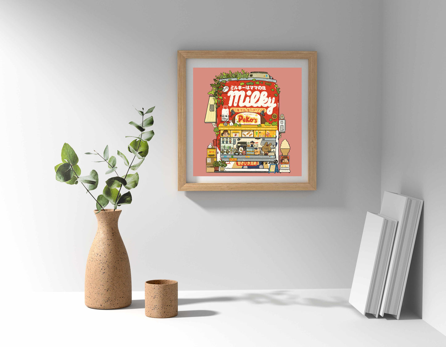 Peko Chan's Snack Shop Art Print