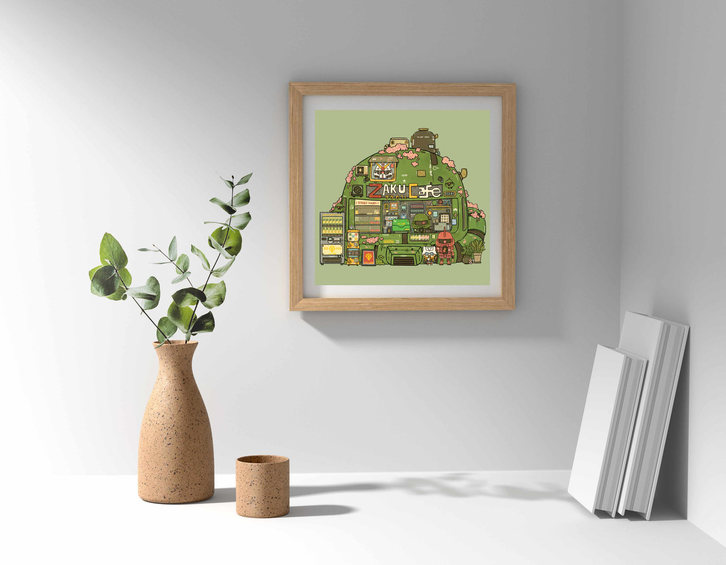 Zaku Cafe Art Print