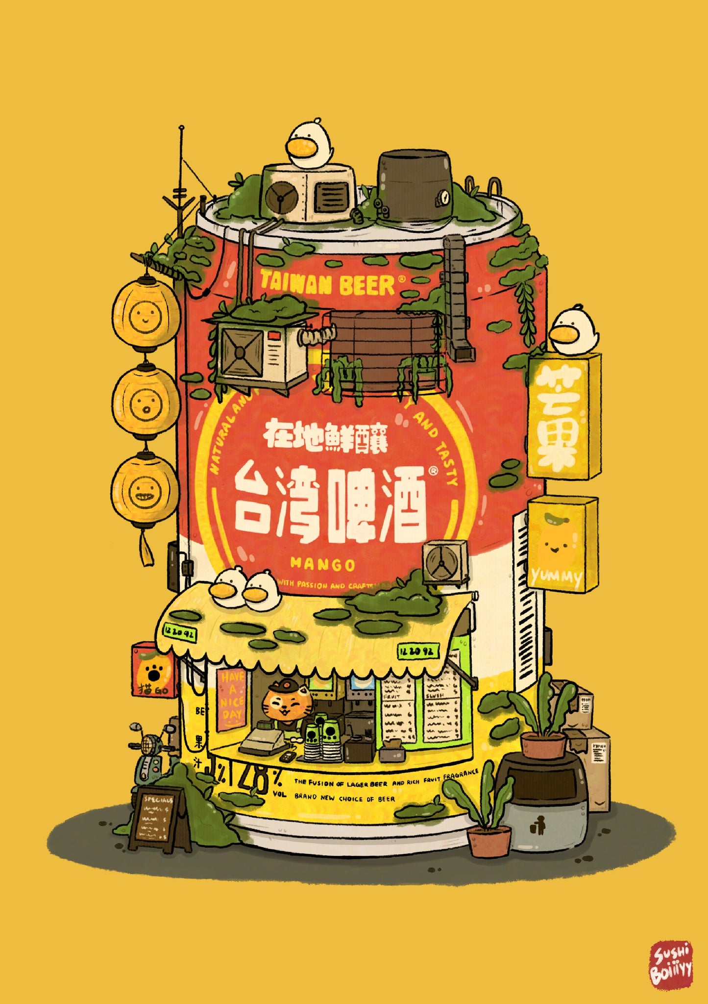Taiwan Beer Postcard