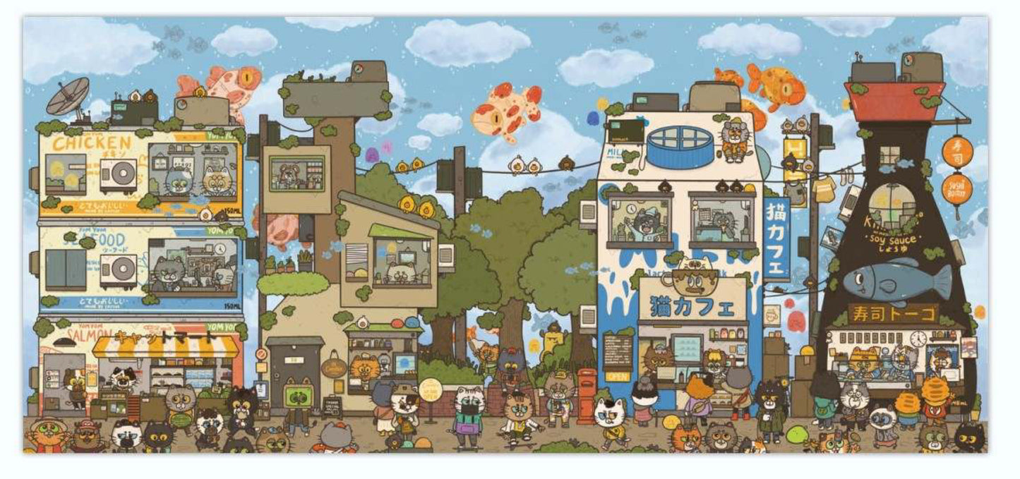 Cat City Deskmat