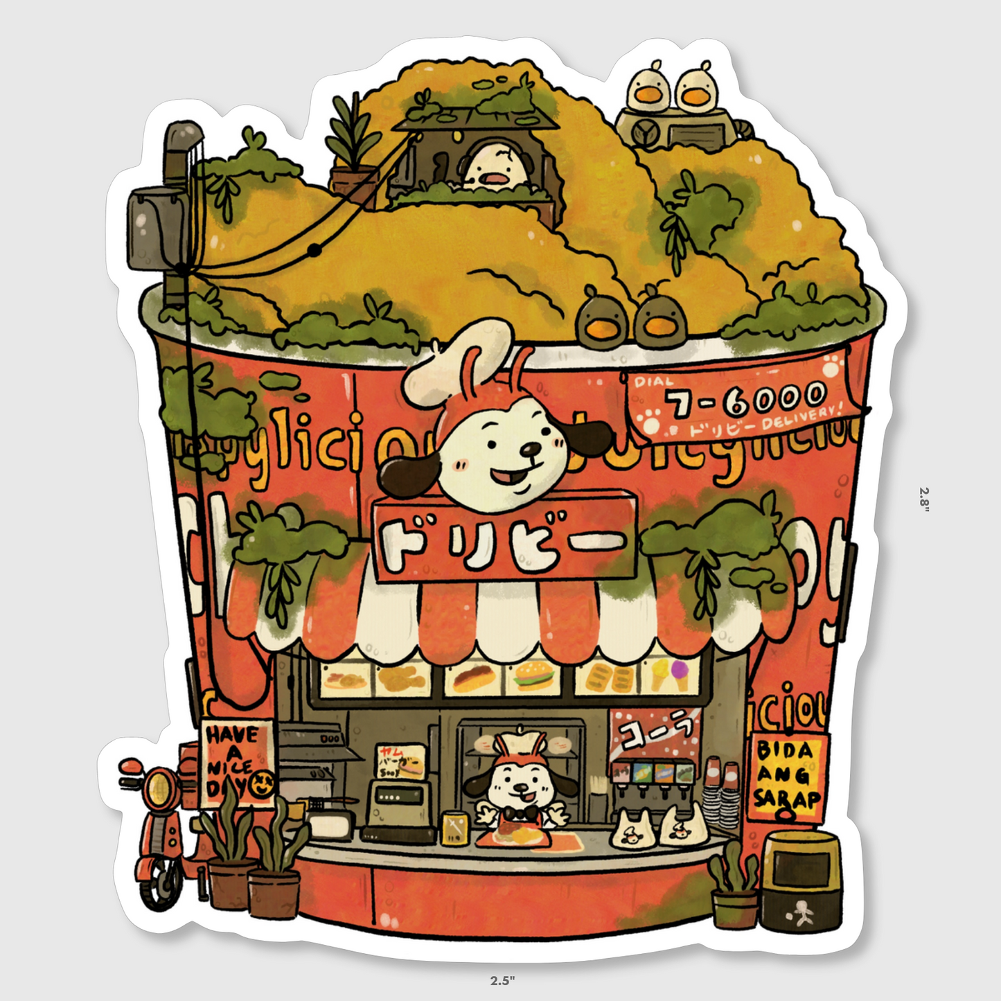 Dollibee Vinyl Sticker