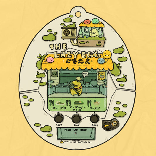 Lazy Egg Art Print