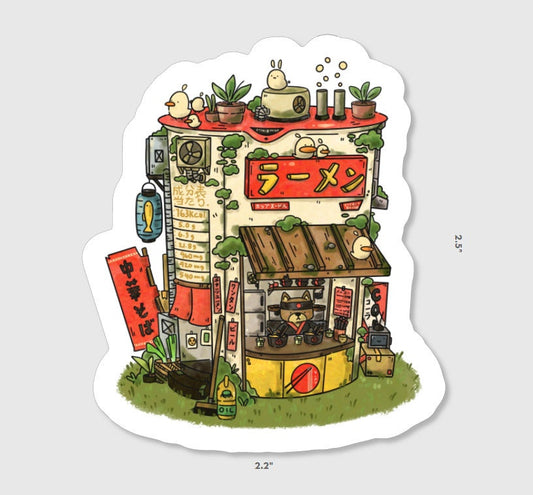 Nissin Cup Ramen Vinyl Sticker
