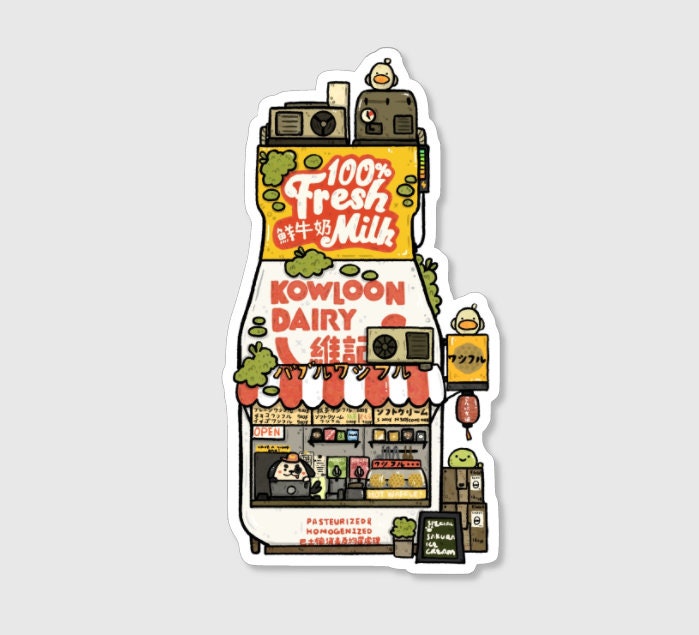 Kowloon Dairy Vinyl Sticker