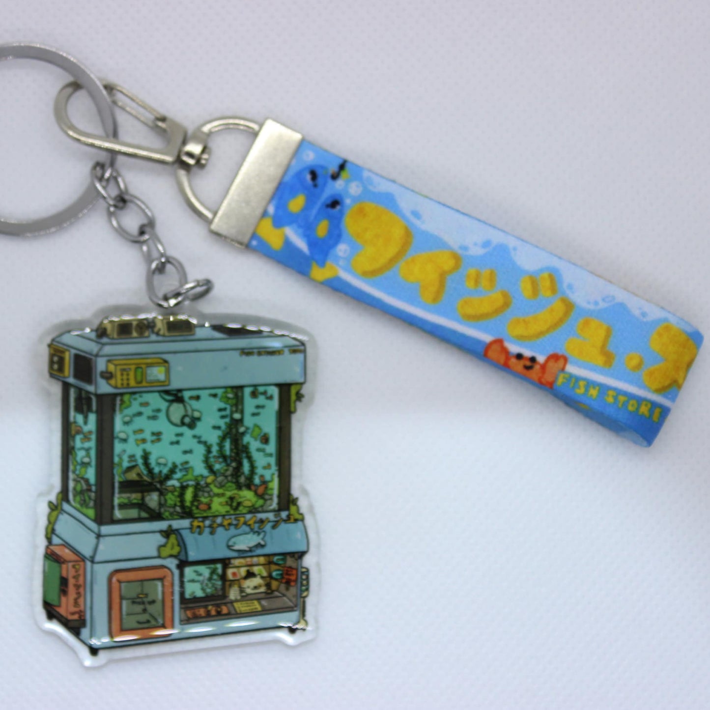 Fish Claw Keychain w/ Lanyard