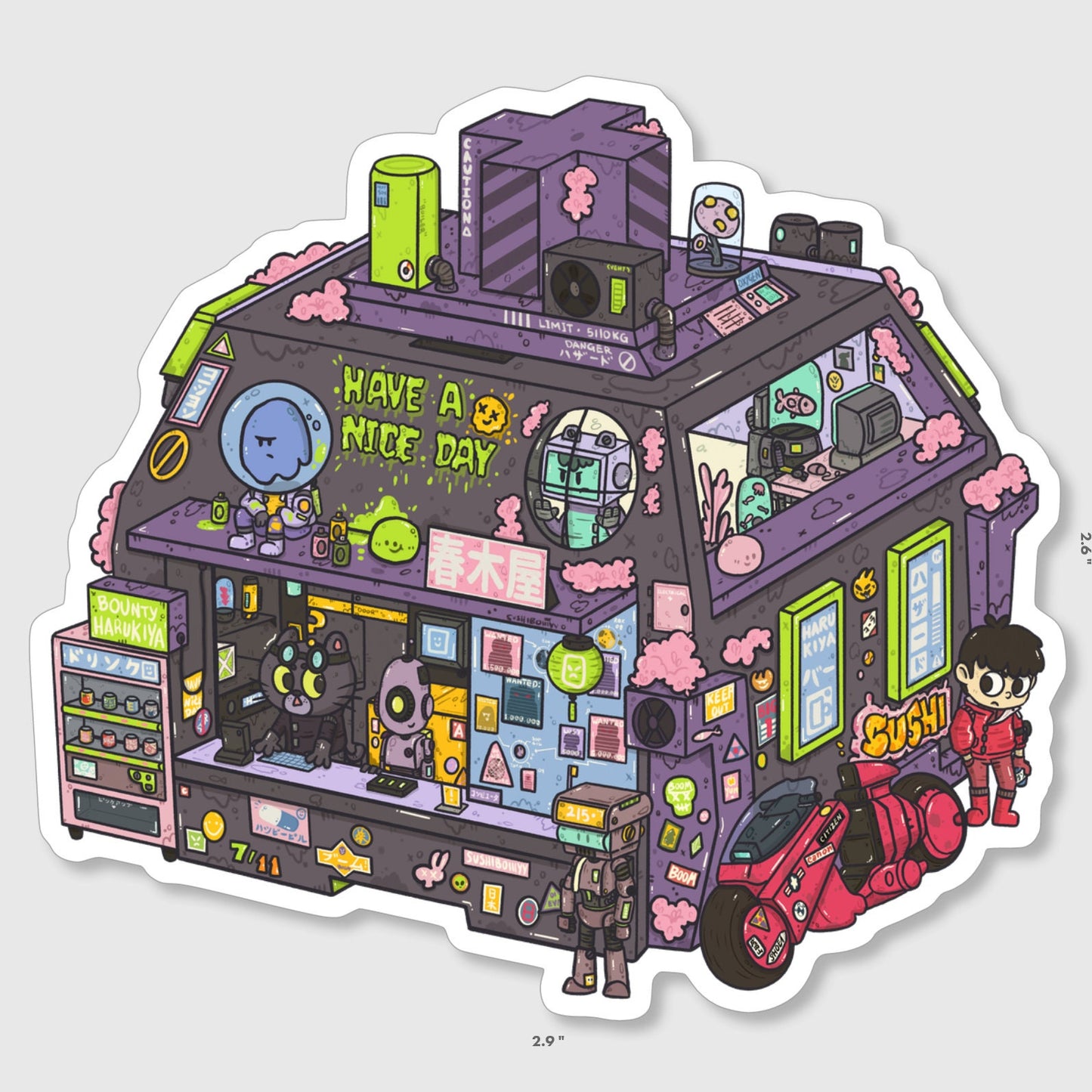 Switch Key Vinyl Sticker