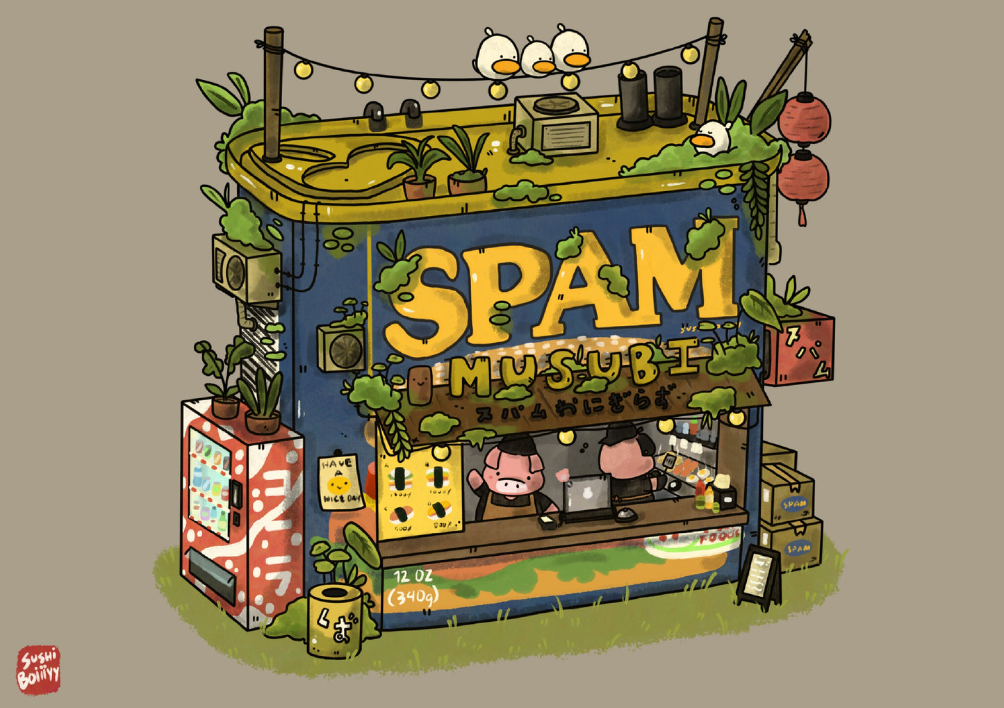 SPAM Postcard