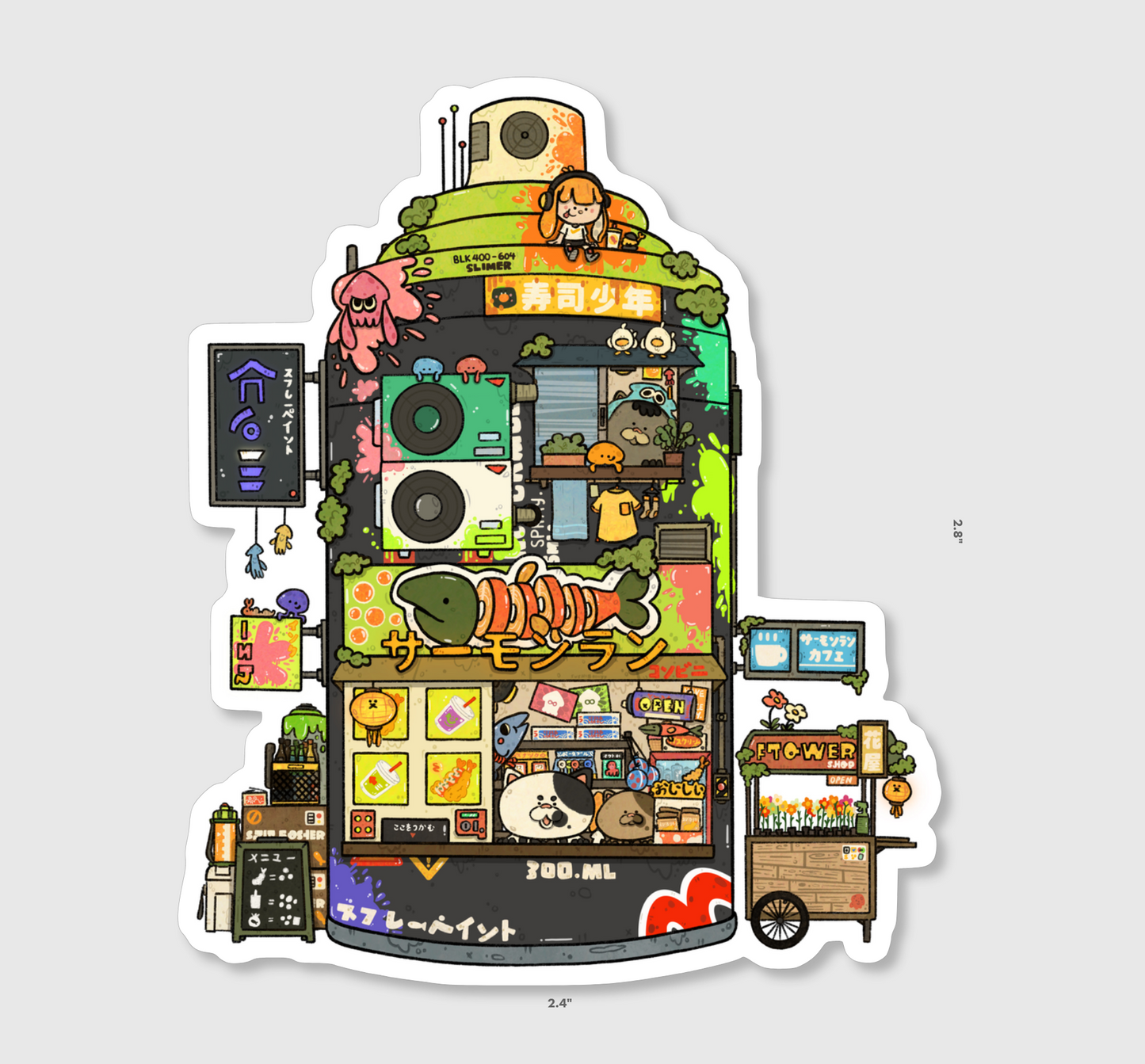 Splatoon Vinyl Sticker
