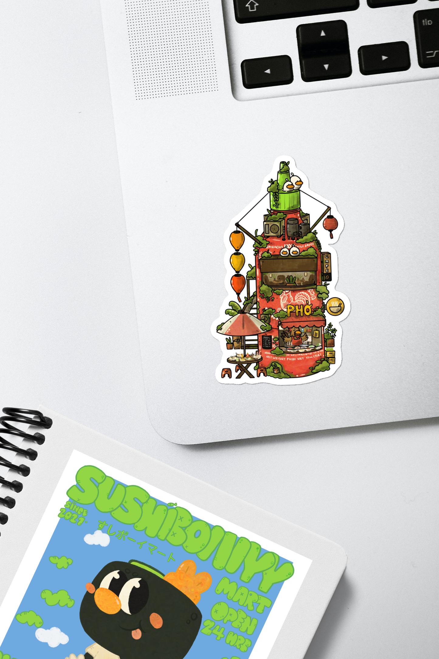 Sriracha bottle Vinyl Sticker