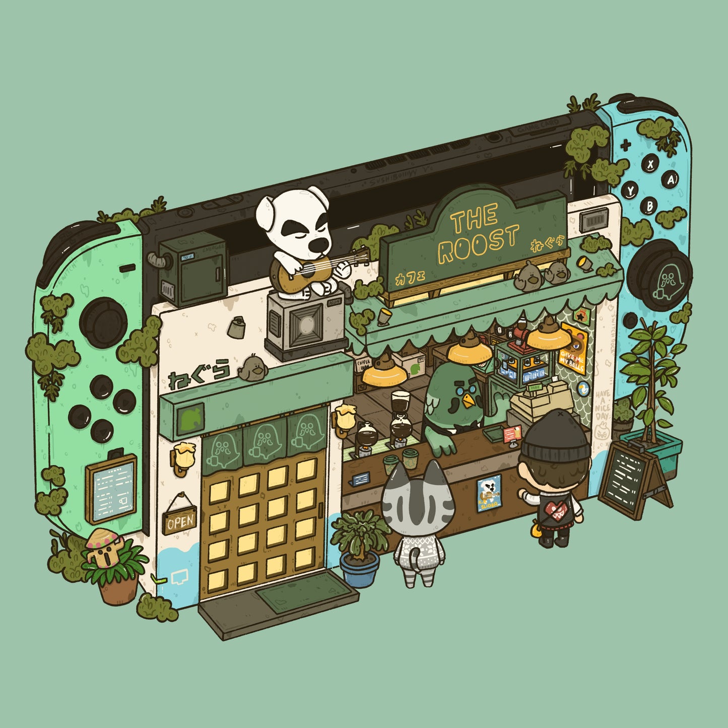 Brewster's Switch Cafe Art Print