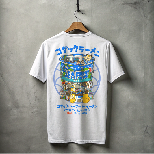 Psyduck Seafood Ramen Graphic T-shirt