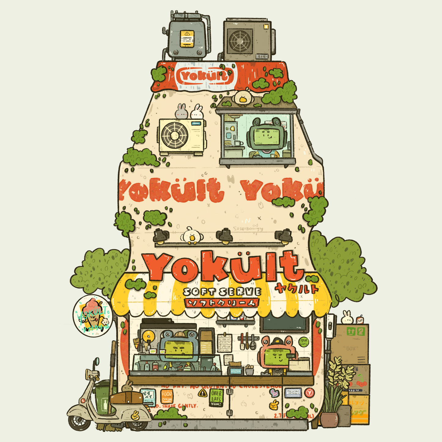 Yokult Art Print
